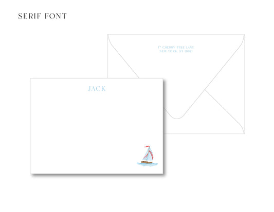 Sailboat Notecards