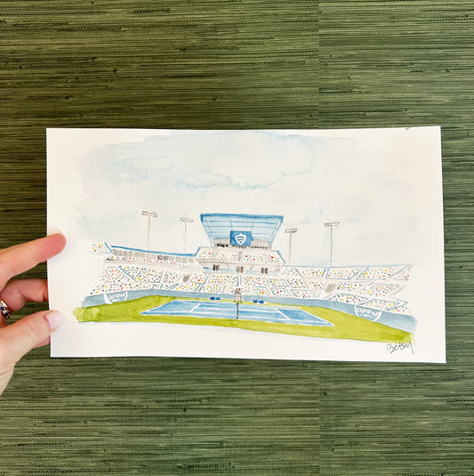 Cincinnati Open Watercolor Original