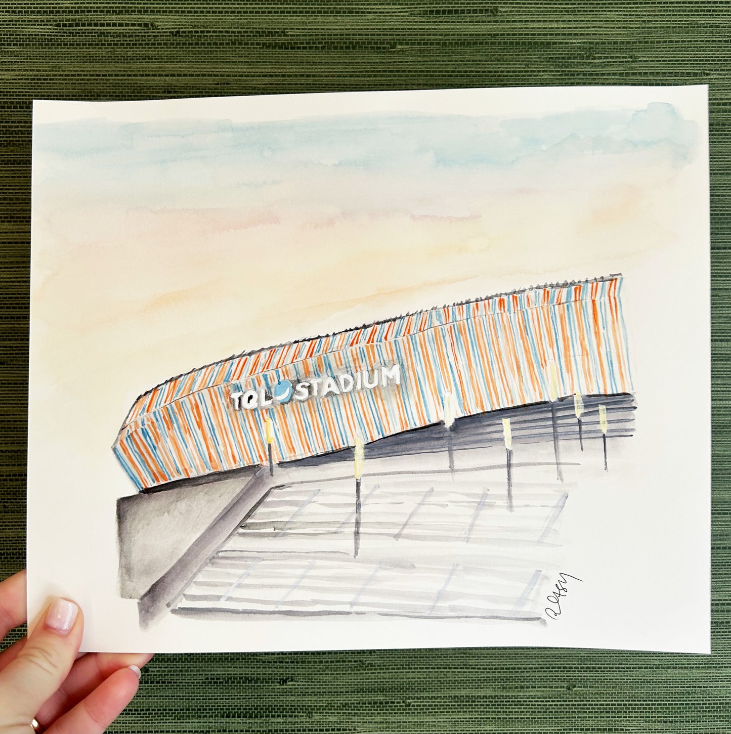 TQL Stadium Watercolor Original