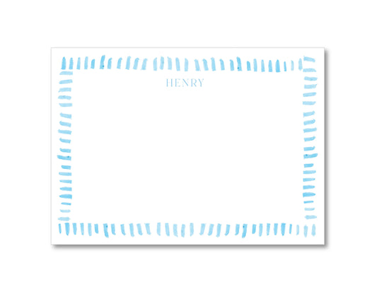 Blue Stitch Notecards