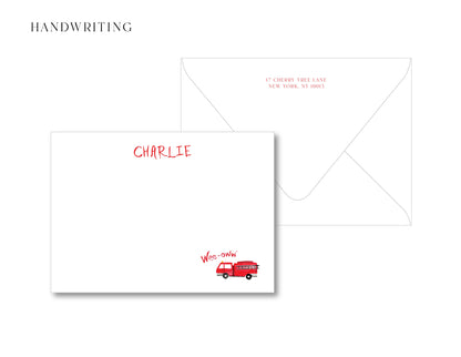 Firetruck Notecards