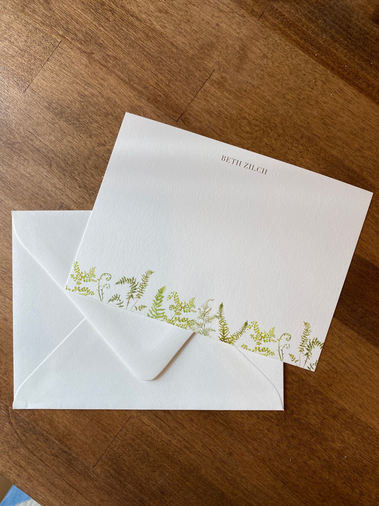 Fern Flat Notecards