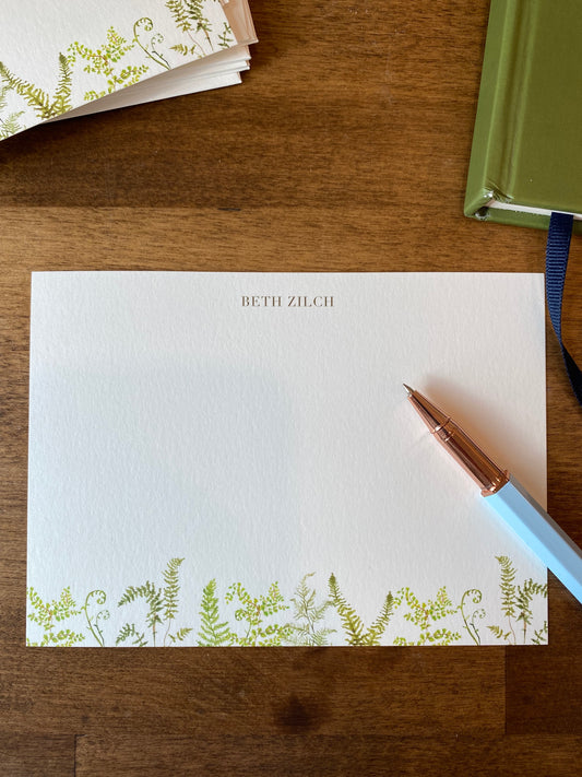 Fern Flat Notecards