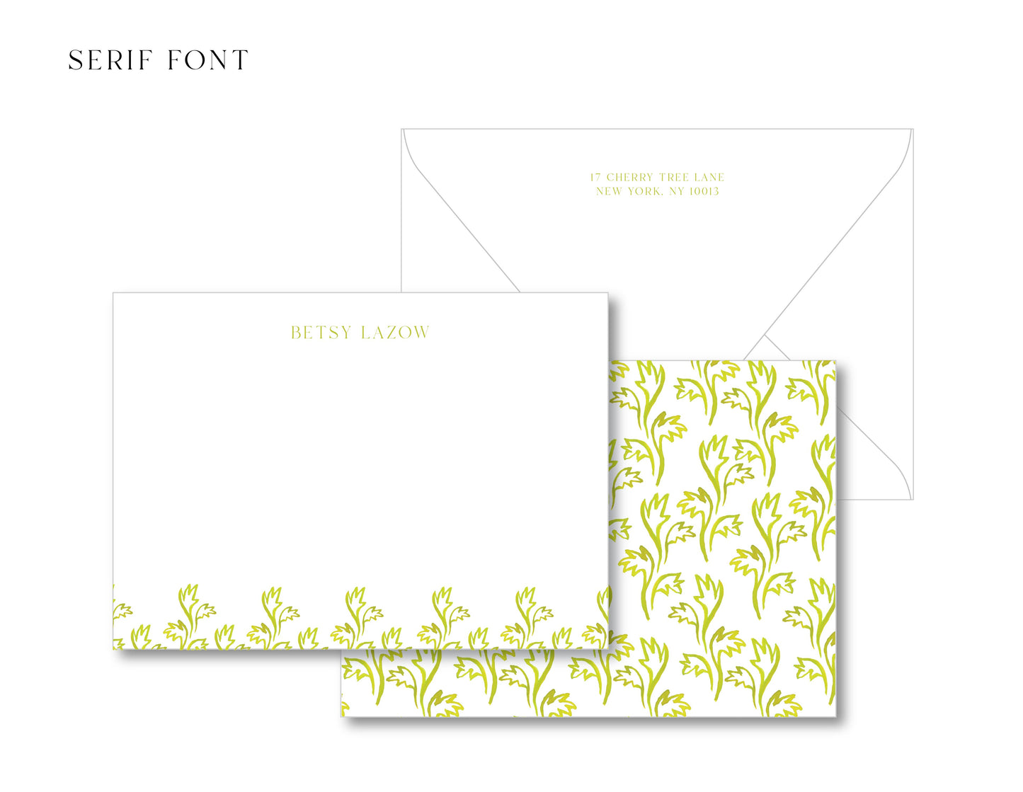 Leafy Greens Notecards