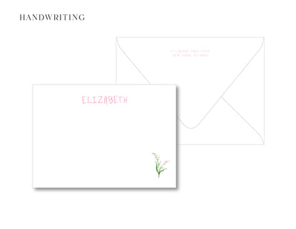 Pink Flower Notecards