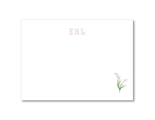 Pink Flower Notecards